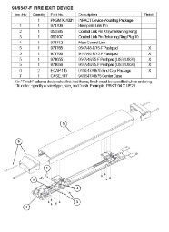 94/9547-F FIRE EXIT DEVICE